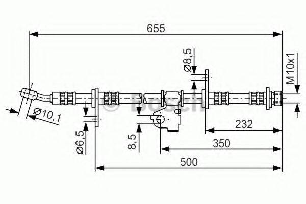 PEX 58931 Гальмівний шланг