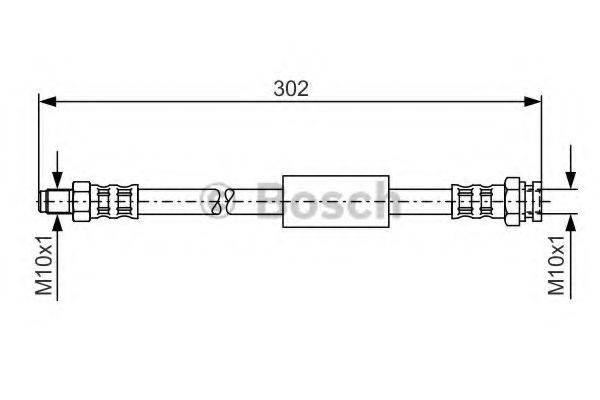 LUCAS ELECTRICAL PHB178 Гальмівний шланг