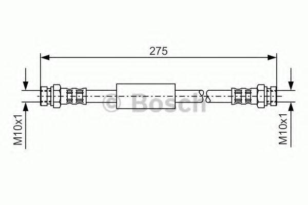LUCAS ELECTRICAL PHA176 Гальмівний шланг