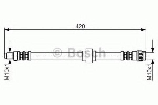 CF GOMMA 511593 Гальмівний шланг