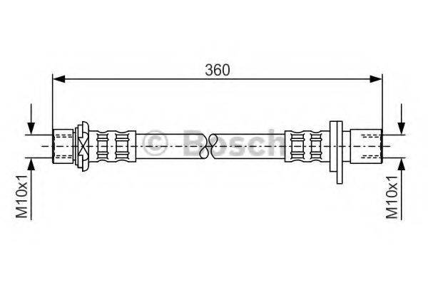LUCAS ELECTRICAL PHC 276 Гальмівний шланг