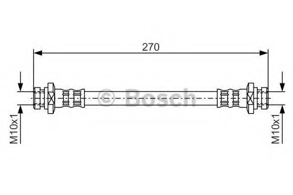 LUCAS ELECTRICAL PHA135 Гальмівний шланг