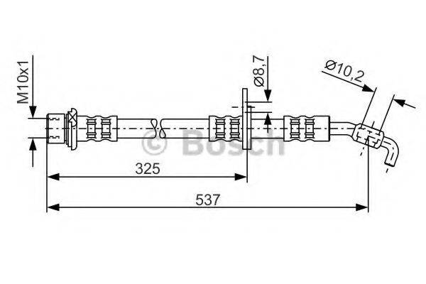 LUCAS ELECTRICAL PHB 389 Гальмівний шланг