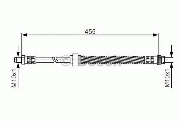 LUCAS ELECTRICAL PHB 369 Гальмівний шланг