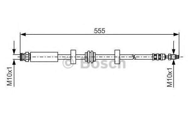 LUCAS ELECTRICAL PHB 343 Гальмівний шланг