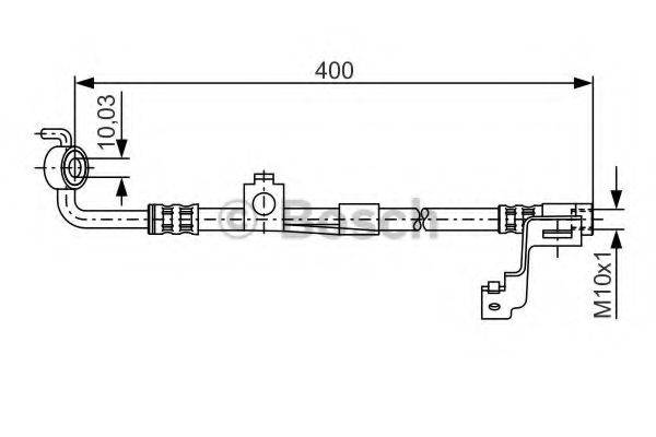 LUCAS ELECTRICAL PHD 363 Гальмівний шланг