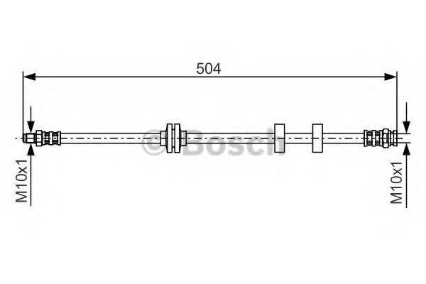 LUCAS ELECTRICAL PHB 409 Гальмівний шланг