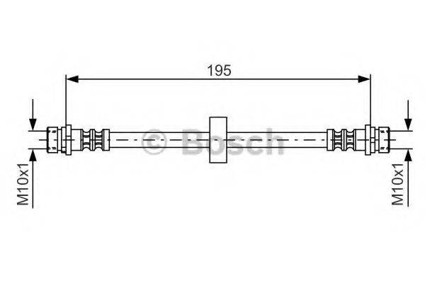 LUCAS ELECTRICAL PHA 398 Гальмівний шланг