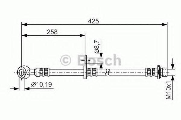 LUCAS ELECTRICAL PHD 449 Гальмівний шланг
