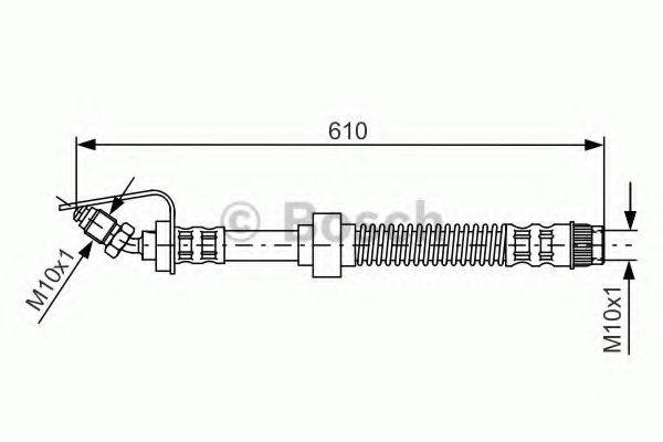 LUCAS ELECTRICAL PHB424 Гальмівний шланг