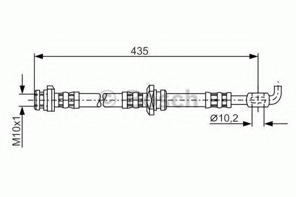 PEX 50.966 Гальмівний шланг