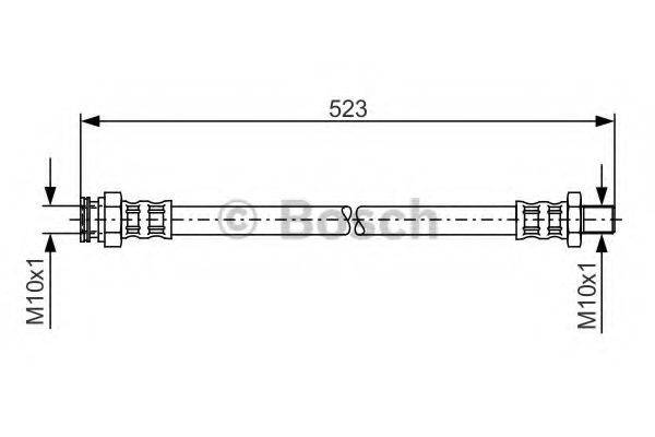 LUCAS ELECTRICAL PHB 392 Гальмівний шланг