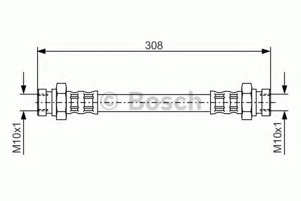 LUCAS ELECTRICAL PHA 368 Гальмівний шланг
