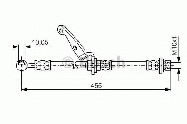 LUCAS ELECTRICAL PHD 507 Гальмівний шланг