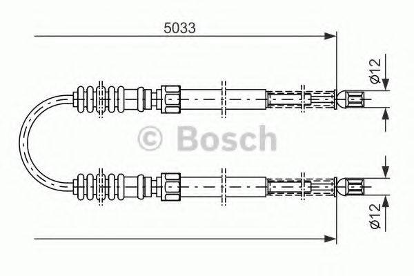 BOSCH BC101 Трос, стоянкова гальмівна система