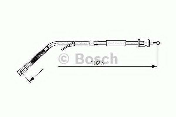 MERCEDES-BENZ A 668 420 42 85 Трос, стоянкова гальмівна система