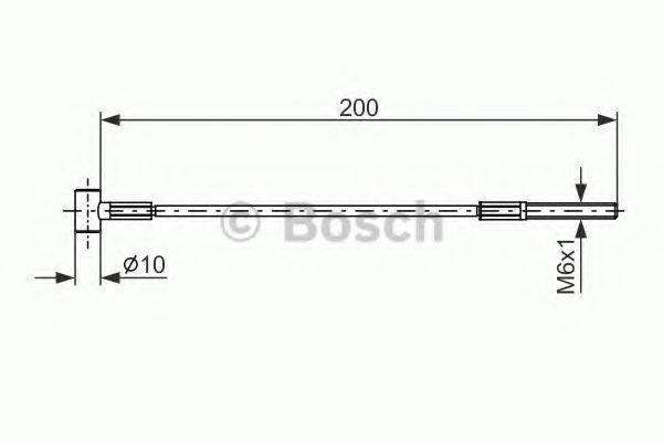 LUCAS ELECTRICAL GCH405 Трос, стоянкова гальмівна система
