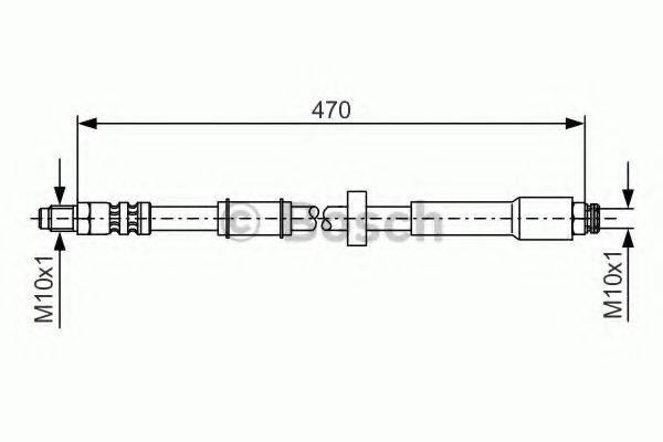 LUCAS ELECTRICAL PHB 488 Гальмівний шланг