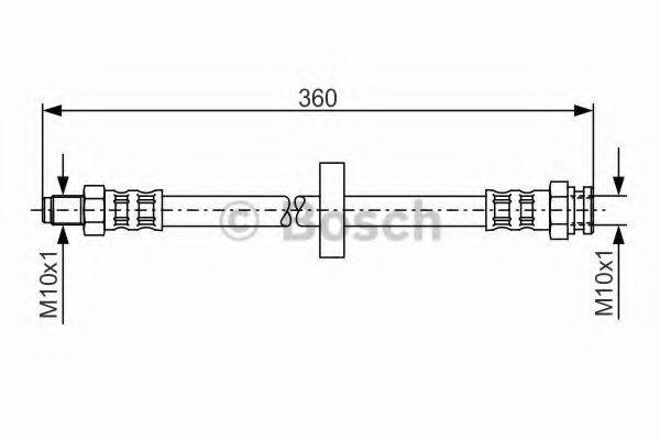 LUCAS ELECTRICAL PHB 302 Гальмівний шланг