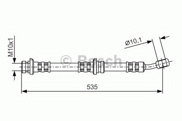 CF GOMMA 511371 Гальмівний шланг