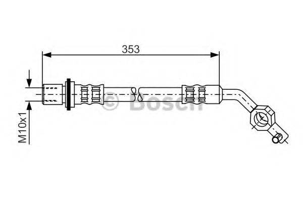 CF GOMMA 511434 Гальмівний шланг