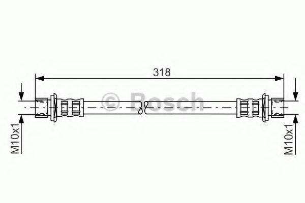 LUCAS ELECTRICAL PHA432 Гальмівний шланг