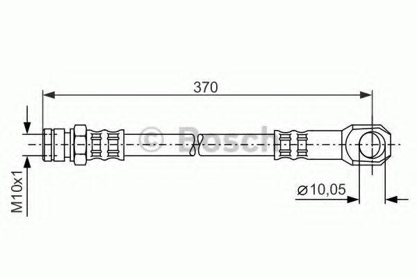 LUCAS ELECTRICAL PHD 307 Гальмівний шланг