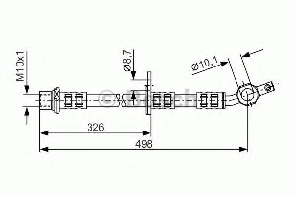 LUCAS ELECTRICAL PHD373 Гальмівний шланг