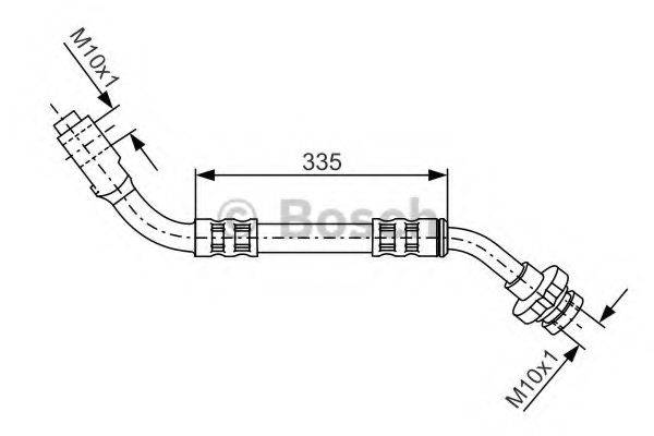 LUCAS ELECTRICAL PHC 274 Гальмівний шланг
