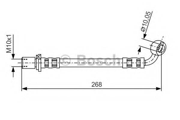 LUCAS ELECTRICAL PHD 834 Гальмівний шланг
