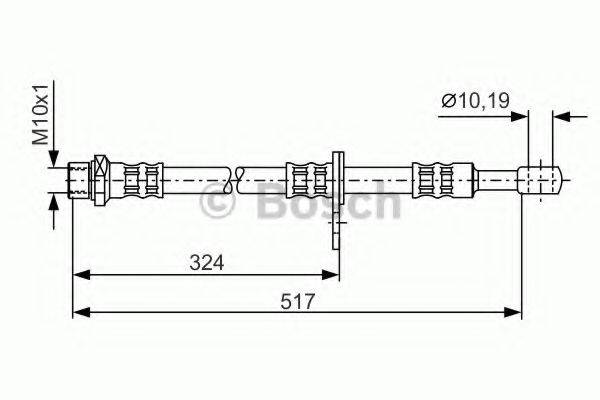 LUCAS ELECTRICAL PHD437 Гальмівний шланг