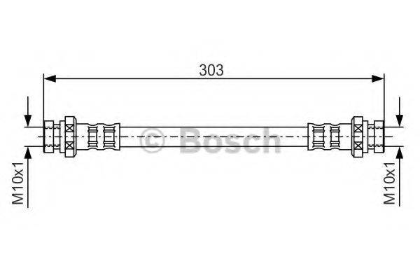 CF GOMMA 512336 Гальмівний шланг