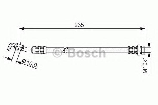CF GOMMA 512457 Гальмівний шланг