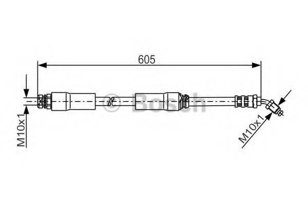 CF GOMMA 512533 Гальмівний шланг
