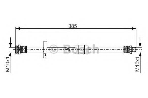LUCAS ELECTRICAL PHB 385 Гальмівний шланг