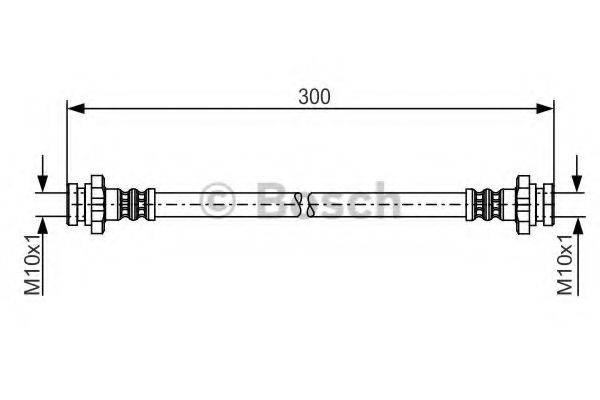 CF GOMMA 510044 Гальмівний шланг