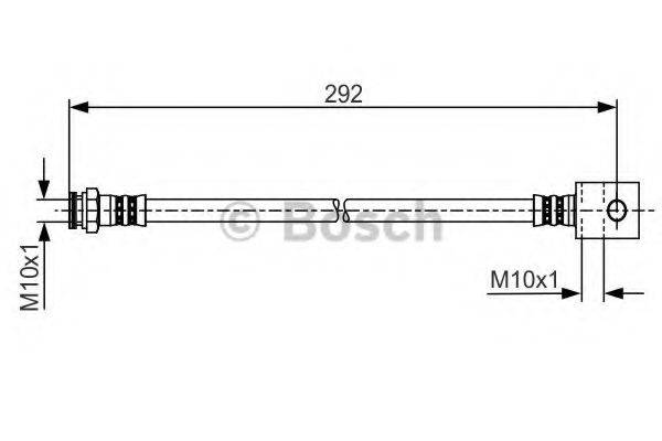 CF GOMMA 510877 Гальмівний шланг