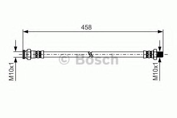 DELPHI LH0454 Гальмівний шланг