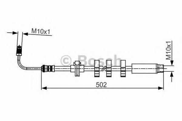 CF GOMMA 511693 Гальмівний шланг