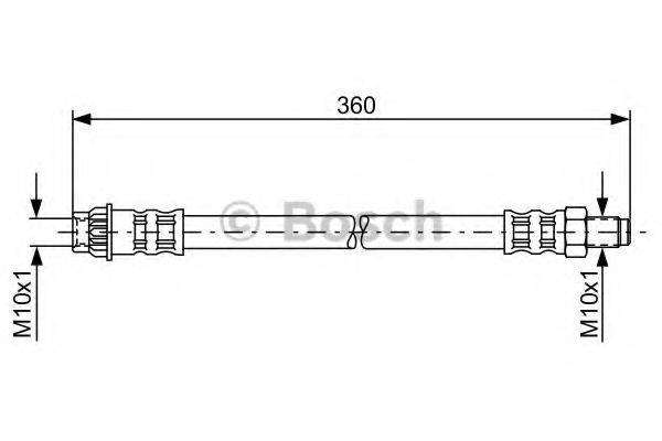 CF GOMMA 511749 Гальмівний шланг