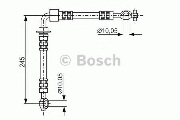 CF GOMMA 511891 Гальмівний шланг