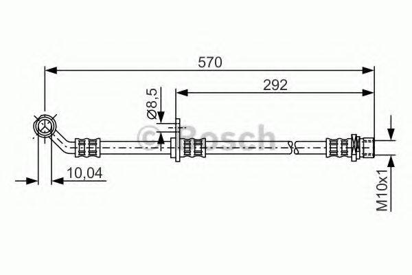 CF GOMMA 512321 Гальмівний шланг