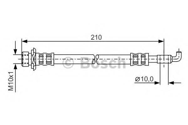 CF GOMMA 512346 Гальмівний шланг