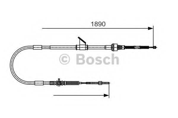 BOSCH BC960 Трос, стоянкова гальмівна система