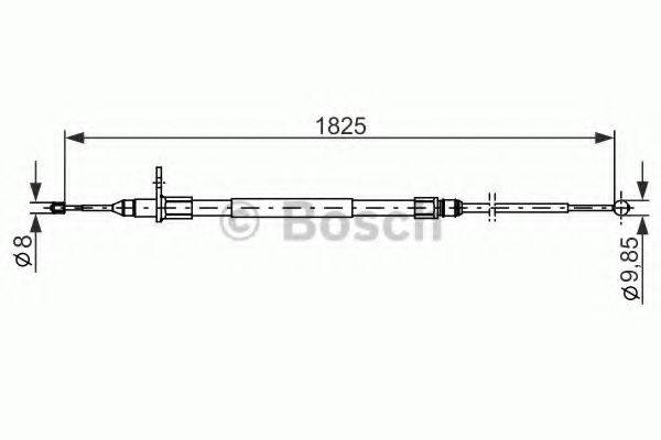 LAND ROVER SPB000063 Трос, стоянкова гальмівна система