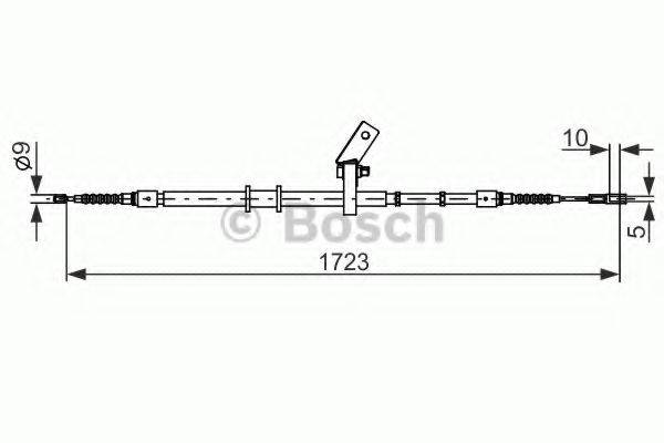 BOSCH BC1152 Трос, стоянкова гальмівна система