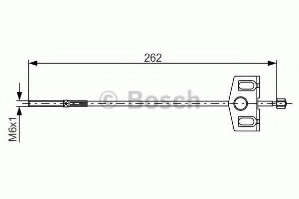 LUCAS ELECTRICAL GCH410 Трос, стоянкова гальмівна система
