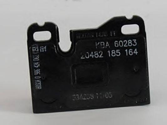 BOSCH 20 482 Комплект гальмівних колодок, дискове гальмо