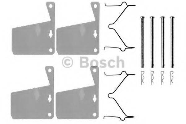 BOSCH 621 Комплектуючі, колодки дискового гальма