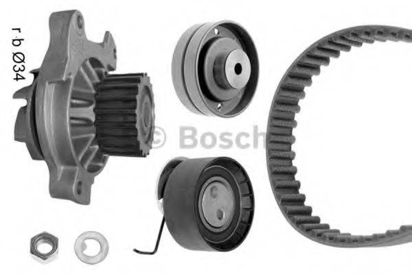 BOSCH 8 876 Водяний насос + комплект зубчастого ременя